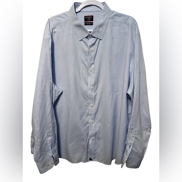 UNTUCKit Shirt Mens Large Blue Geometric Regular Fit Button Cotton NOTTOLA XXXL - Picture 1 of 6